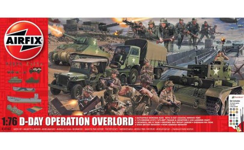 AIRFIX MODEL D-day 75th Anniversary Operation Overlord Set - .