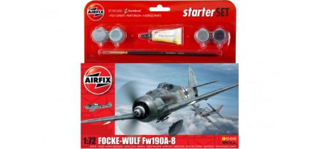 AIRFIX MODEL Focke Wulf 190a-8 Starter Set 1:72 - MODELS