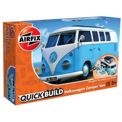 AIRFIX MODEL Quickbuild Vw Camper Van - Blue - 