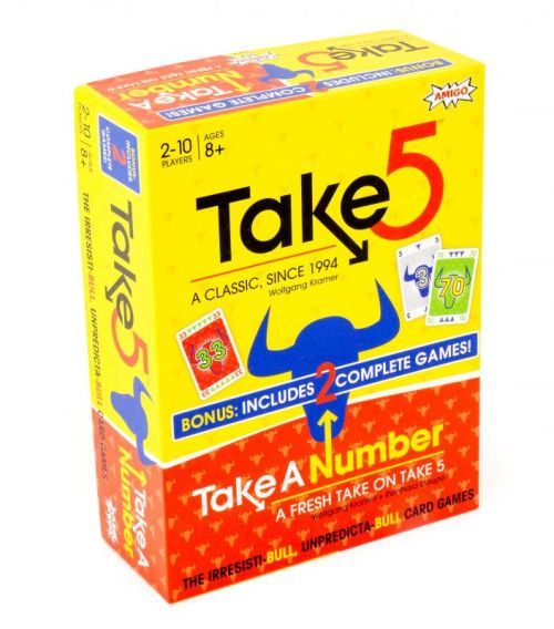 AMIGO GAMES INC. Take 5 And Take A Number Card Games - BOARD GAMES