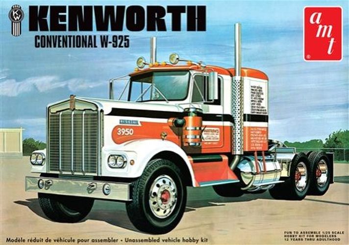 AMT Ken Worth W925 Conventional Semi Truck Model Kit - MODELS