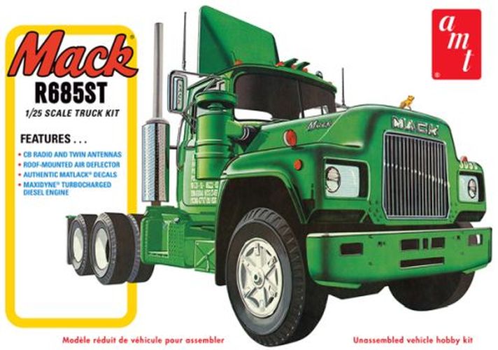AMT Mack R685st Semi Tractor Truck Model Car Kit - 