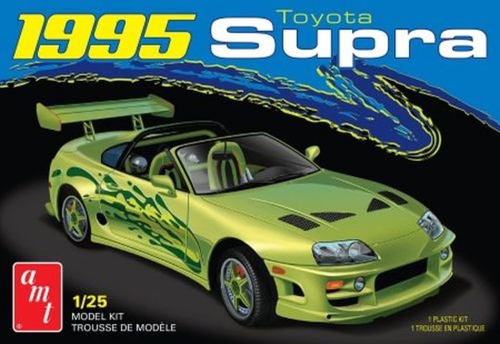 AMT 1995 Toyota Supra 2t Plastic Model Car - 