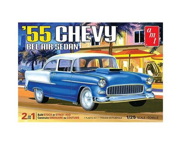 AMT 1955 Chevy Bel Air Sedan 2 T Model Kit - MODELS