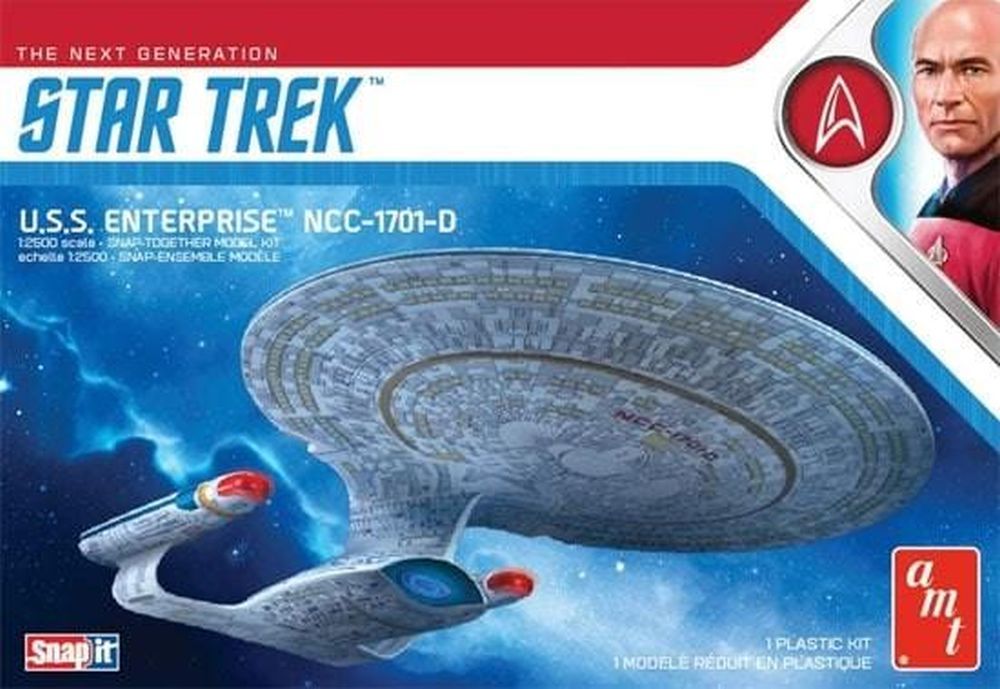 AMT Star Trek U.s.s. Enterprise D The Next Generation Snap Kit - 