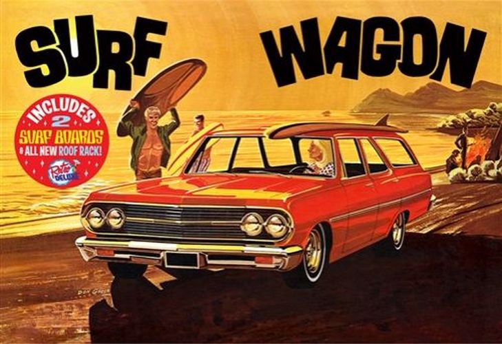 AMT Surf Wagon 1/25 Scale Plastic Model Kit - MODELS