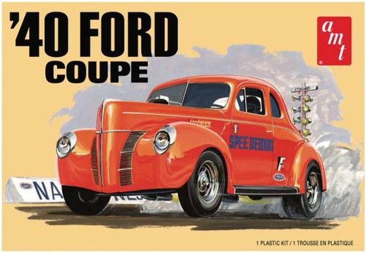 AMT 1940 Ford Coupe 1/25 Scale Plastic Model - 