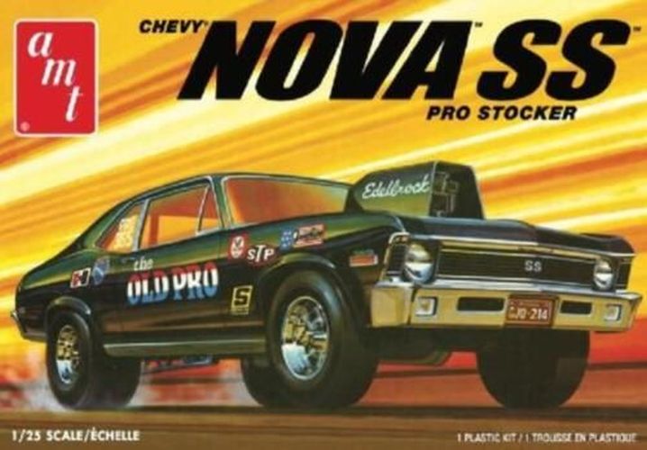 AMT 1972 Chevy Nova Ss Old Pro 2t Model Kit - 