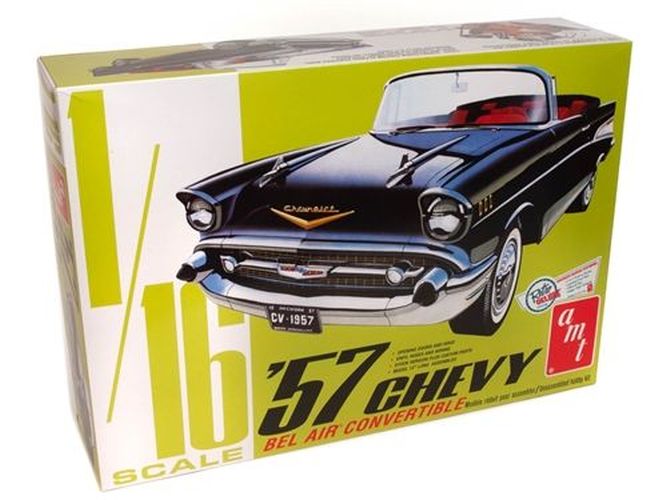 AMT 1957 Chevy Bel Air Convertible Plastic Model Car - 