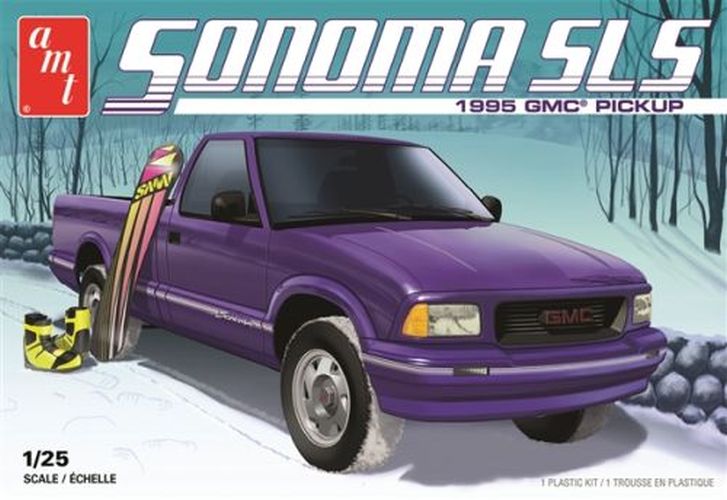AMT 1995 Gmc Sonoma Pickup Truck Plastic Model Car - .