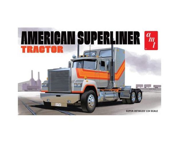 AMT American Superliner Tractor Semi 1/24 Scale Plastic Model - .