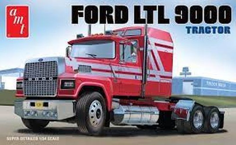 AMT Ford Ltl 9000 Semi Tractor 1/24 Scale Plastic Model - MODELS