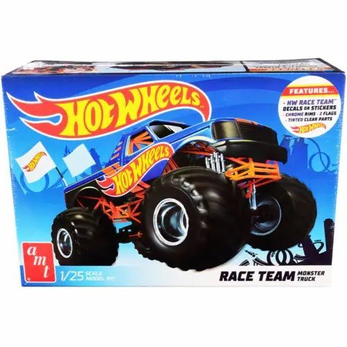 AMT Hot Wheels Race Team Monster Truck Plastic Model Kit - MODELS
