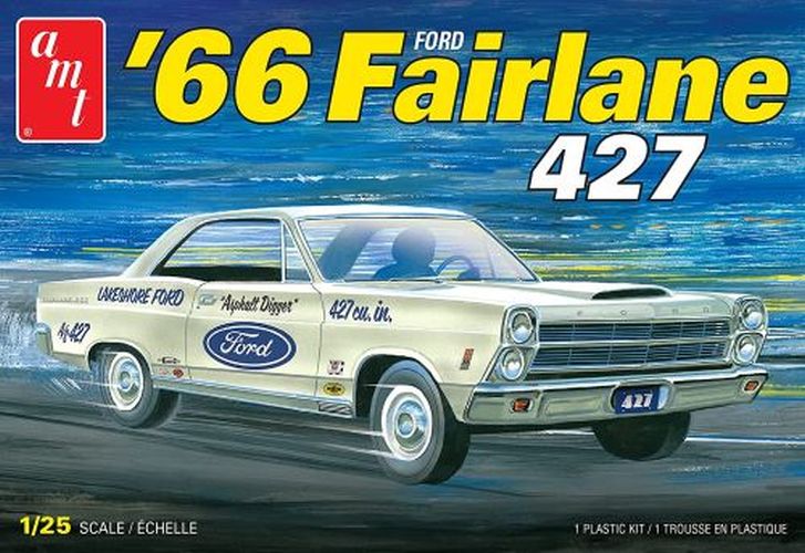 AMT 66 Ford Fairlane 427 Car Plastic Model Kit 1/25 - 