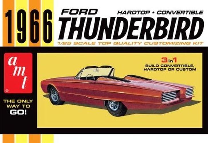 AMT 1966 Ford Thunderbird Hardtop Convertible Plastic Model Kit - 