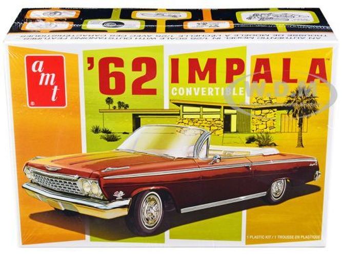 AMT 1969 Chevolet Impala Car 1/25 Scale Plastic Model Kit - .