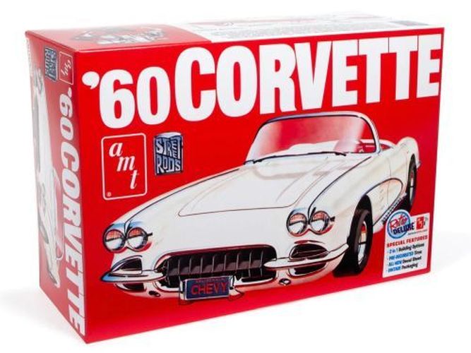 AMT 1960 Corvette Street Rods 1/25 Scale Plastic Model - 