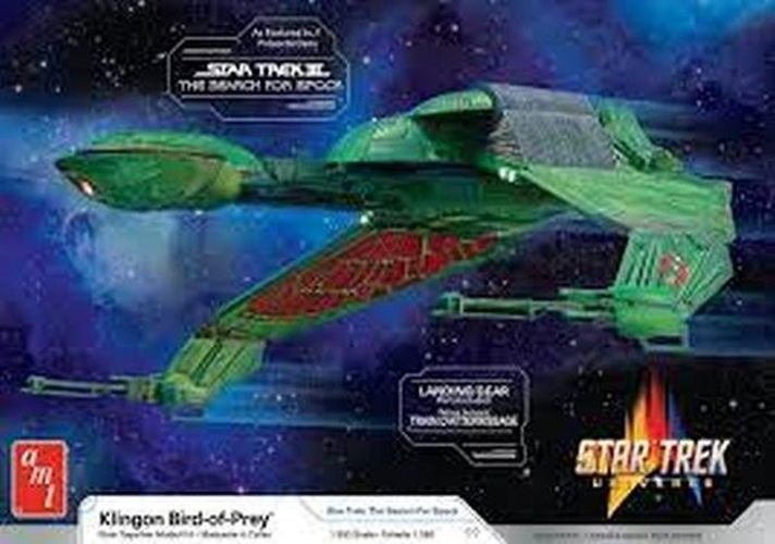 AMT Klingon Bird-of-prey 1/350 Scale Star Trek Universe Plastic Model - MODELS