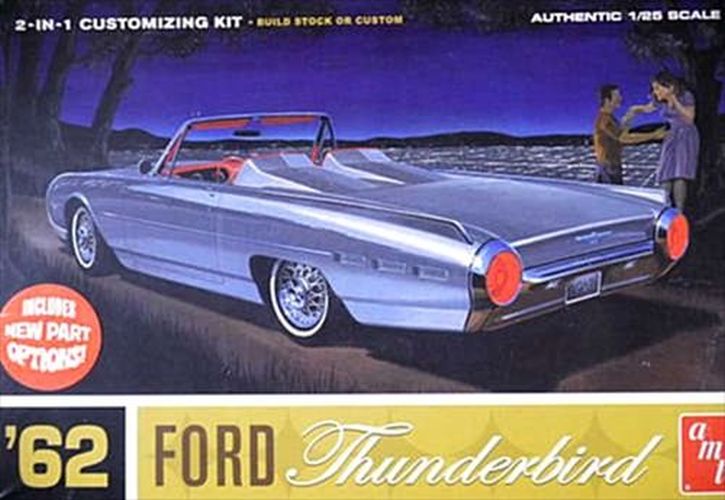 AMT 1962 Ford Thunder Bird Plastic Model Kit - .