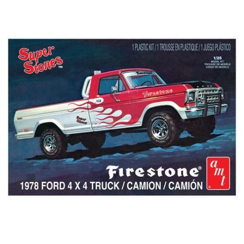 AMT 78 Ford Pickup Firestone Super Stones Truck Model Kit - 