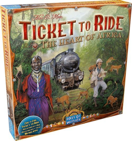 ASMODEE The Heart Of Africa Ticet To Ride Expansion - BOARD GAMES