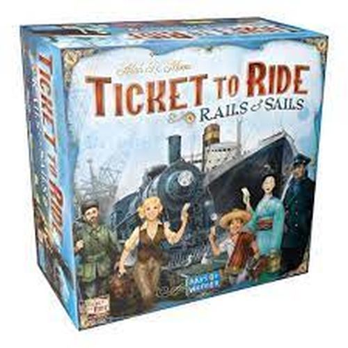 ASMODEE Rails And Sails Ticket To Ride Board Game - 