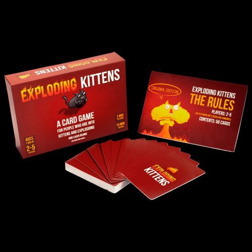 ASMODEE Exploding Kittens Card Game - GAMES