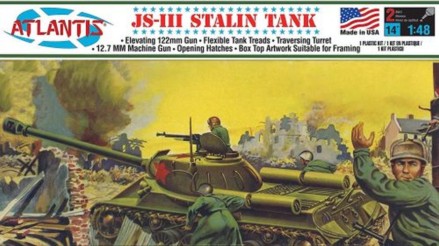 ATLANTIS MODEL Js-iii Stalin Tank Model 1:48