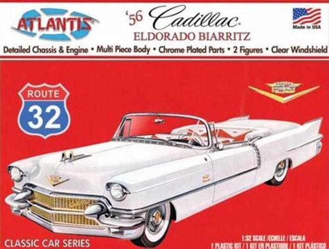 ATLANTIS MODEL 1956 Cadillac Eldorado Biarritz 1/32 Scale Plastic Model - 