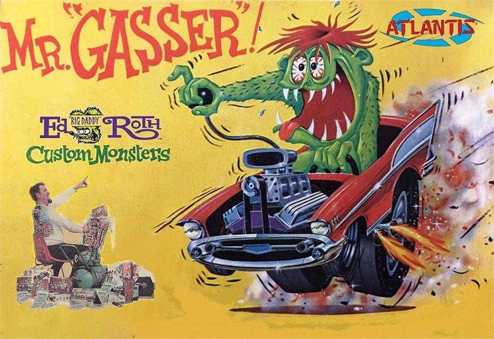 ATLANTIS MODEL Ed Roth Mr. Gasser Car Model Kit - MODELS