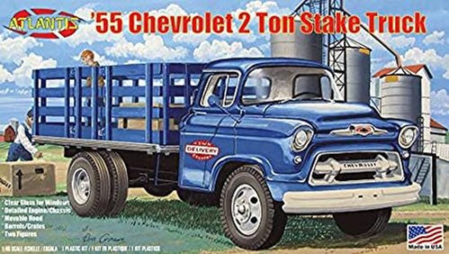 ATLANTIS MODEL 1955 Chevrolet Stake Truck Model - 