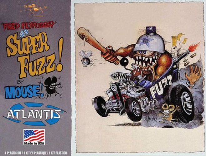 ATLANTIS MODEL Super Fuzz By Mouse Fred Flypogger Plastic Model Kit - MODELS