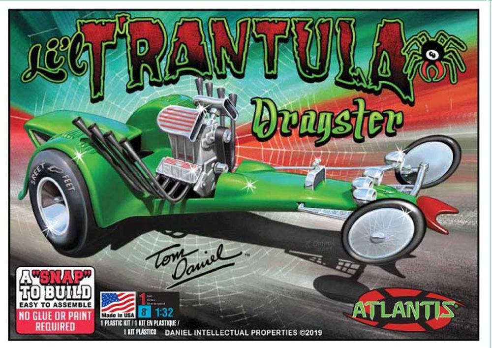 ATLANTIS MODEL Lil Tarantula Tom Daneil Car Snap Model Kit - MODELS