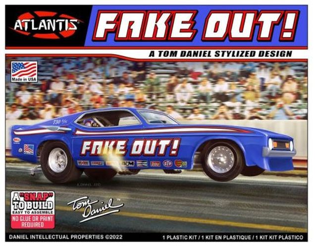 ATLANTIS MODEL Fake Out Tom Daniel 1/32 Scale Snap Together Funny Car Model - 