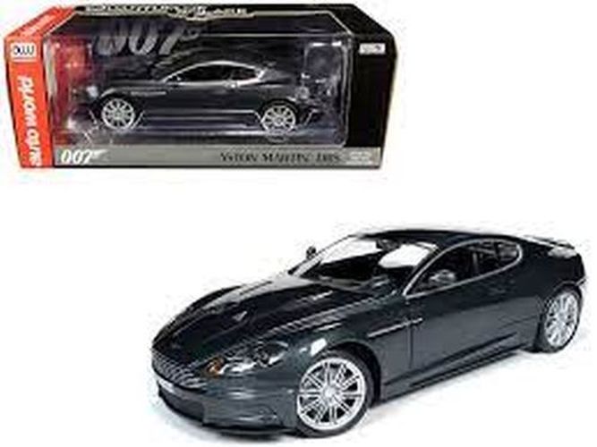 AUTO WORLD Aston Martin Dbs Quantum Of Solace 007 James Bond Die Cast 1/18 Scale Car - 