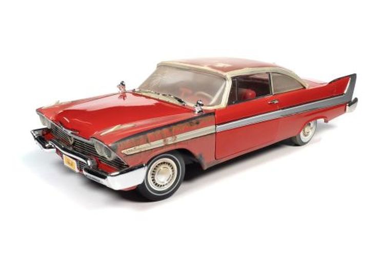 AUTO WORLD Christine 1958 Plymouth Fury 1:18 Scale Die Cast Car - DIE CAST