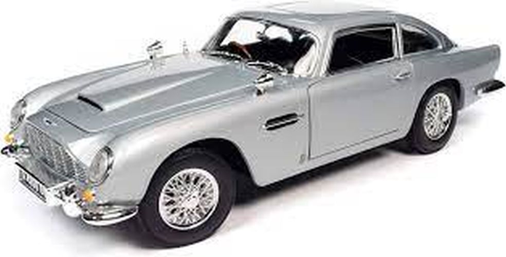 AUTO WORLD Aston Martin Db5 No Time To Die 007 James Bond 1/18 Scale Die Cast Car - 
