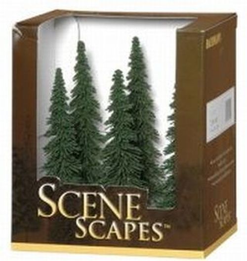 BACHMANN 5-6 Inch Spruce Tree 6pc - 