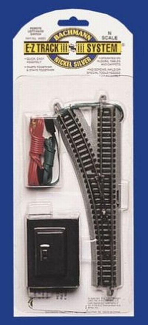BACHMANN Left Hand Remote Control Switch Track N Scale Ez - TRAIN