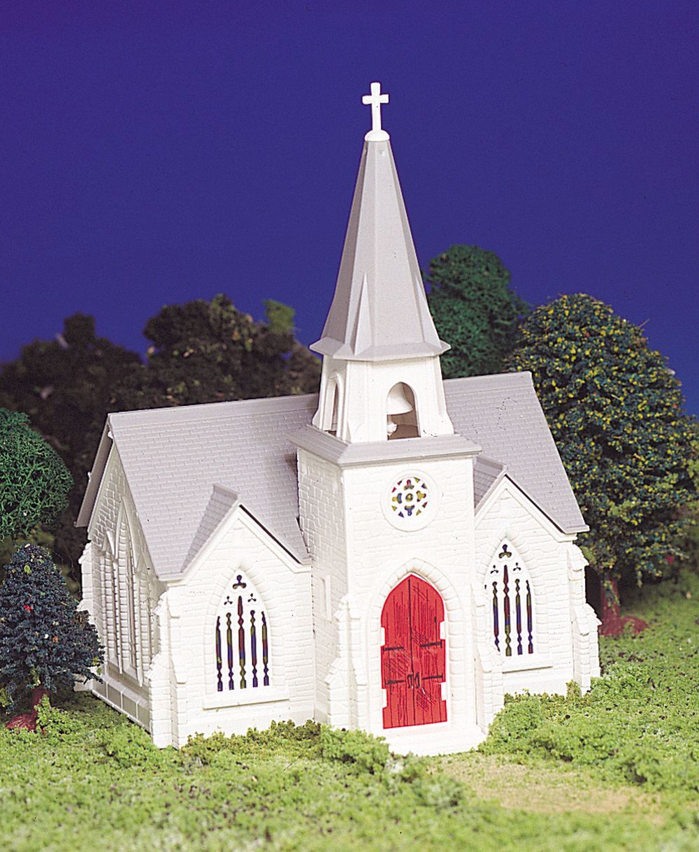 BACHMANN Cathedral Church Ho Scale Building Kit - 