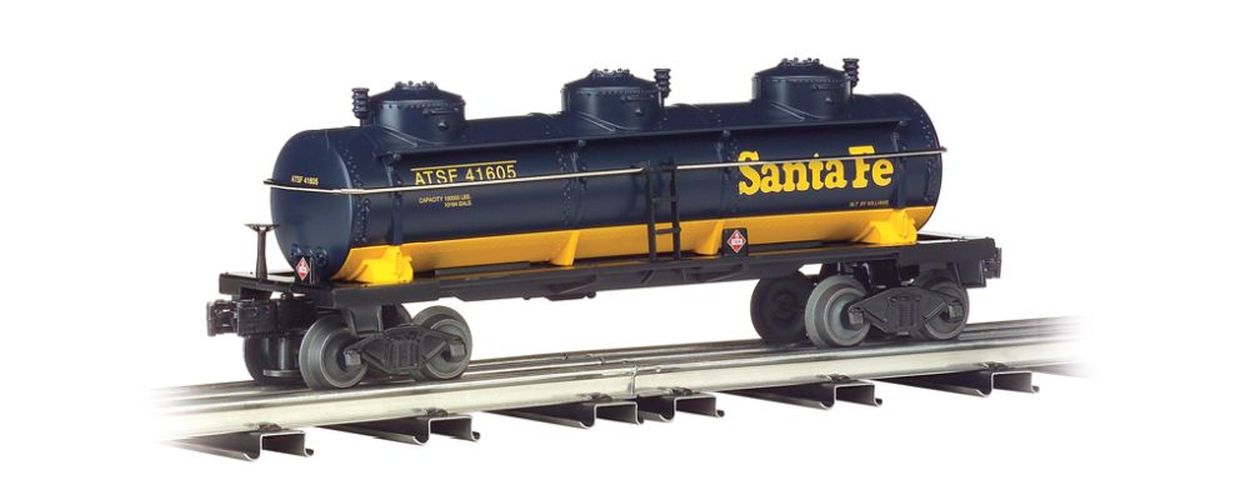 BACHMANN Santa Fe Dome Tank Car O Scale