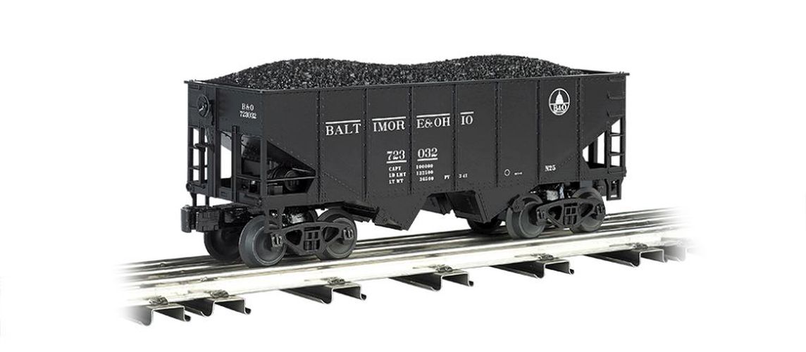 BACHMANN B&o 55 Ton 2-bay Usra Outside Hopper O Scale Train Car - .