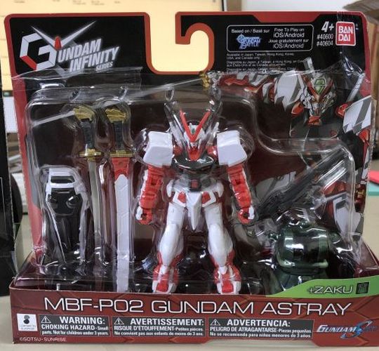 BANDAI MODEL Mbf-p02 Gundam Astray Gundam Action Figure - 