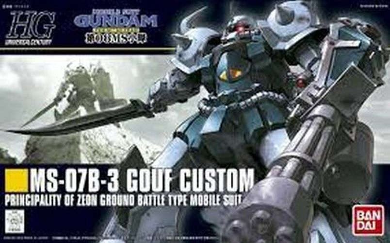 BANDAI MODEL Ms-07b-3 Gouf Custom Gundam Model Kit - MODELS