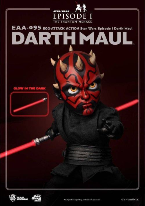 BEAST KINGDOM Darth Maul Egg Attack Star Wars Figure - .