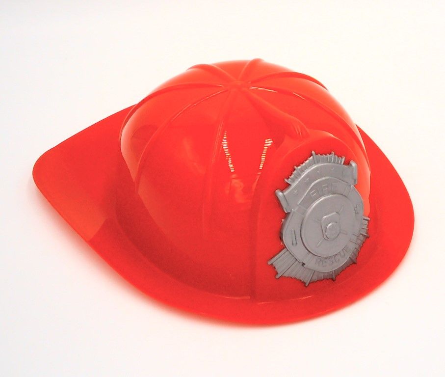 BOYS HAVE FUN TOYS Fire Rescue Helmet Pretend Hat Kid Size - .