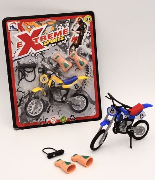 BOYS HAVE FUN TOYS Mini Finger Motor Stunt Bike Motor Cycle