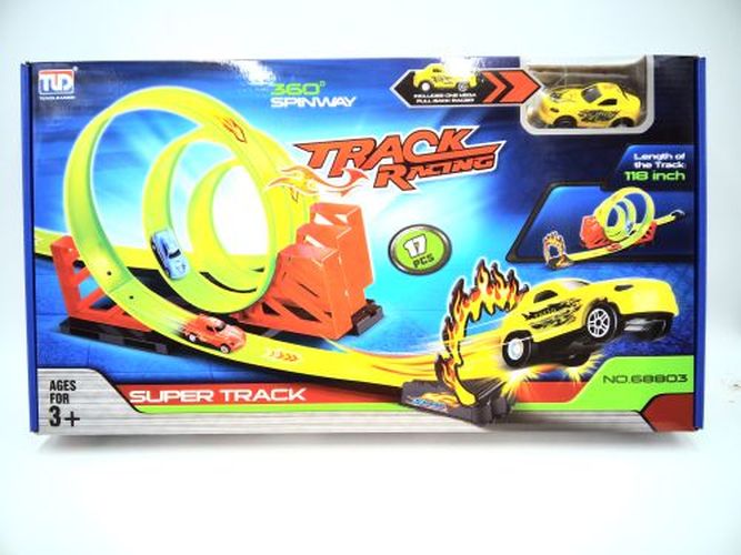 BOYS HAVE FUN TOYS Tripple Loop Toy Race Track With Car
