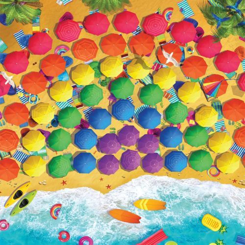 BUFFALO GAMES Rainbow Umbrellas 300 Piece Puzzle - 