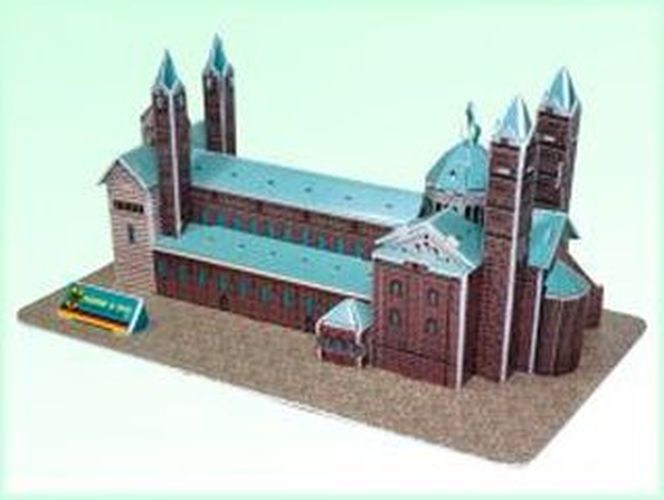 CALEBOU 3D PUZZLES Speyer Cathedral Germany 3 D Construction Puzzle Kit - CLOSE OUTS